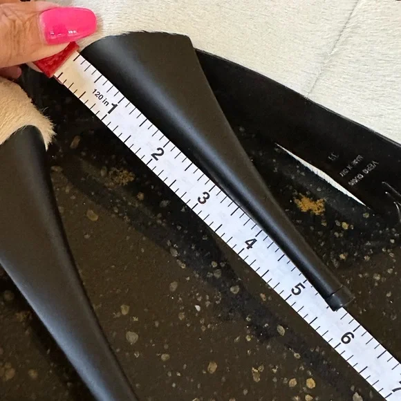 GIUSEPPI ZANOTTI DESIGN PONY HAIR EXTREME HIGH HEEL SHOES EUC CREAM & BLACK 39 - Picture 10 of 11